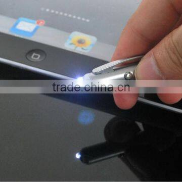 screen writing pen with led light for table PC and smart phone