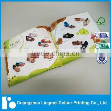 China Cheap A5 Brochure Printing Custom Saddle Stitching Booklet Printing photo-2