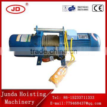 800kg 1000kg crane electromagnetic brake hoist 220V KCD type wire rope electric crane hoist