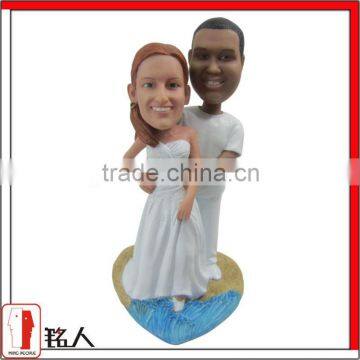 Customized Your Own Polyresin Bobblehead for Wedding Couple