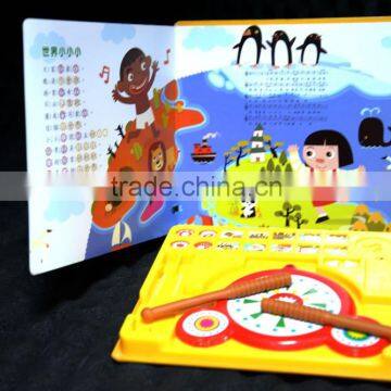 ABS plastic educational drum set toy for kids music instrument