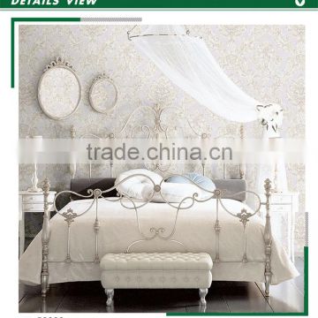 on trend printing non woven wallpaper, Southeast Asia flower wallcovering for wedding house , home accent wall mural price