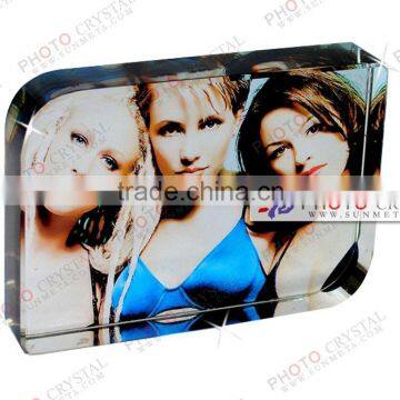 crystal photo frame