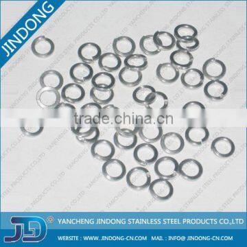 Stainless steel fastener spring lock washer