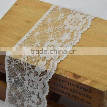 50Yards 6cm wide Handicrafts Net Lace Trim Ribbon Flat Lace Trim Gorgeous Wedding Crafts Sewing
