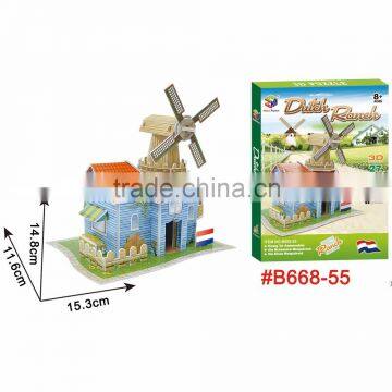 Holland Villa Nice Ideal Gift 3d House Puzzle photo-5