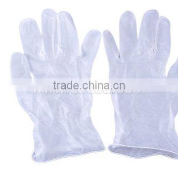 Disposable 9 Inch PVC Gloves PVC Powder Free Transparent Gloves