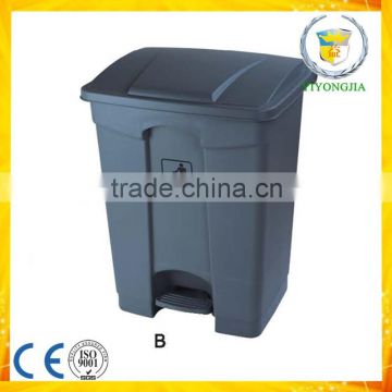 innovative commercial Eco-friendly plastic trash bin foot pedal bin