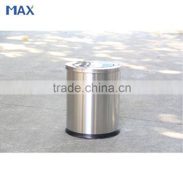 Room Swing Top Stainless Steel Bin photo-2