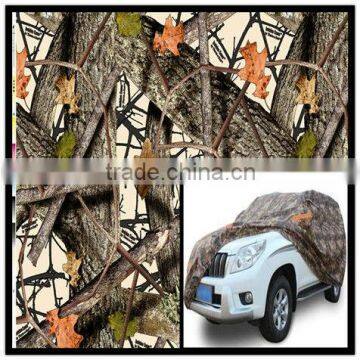 waterproof taffeta camouflage print car cover fabric