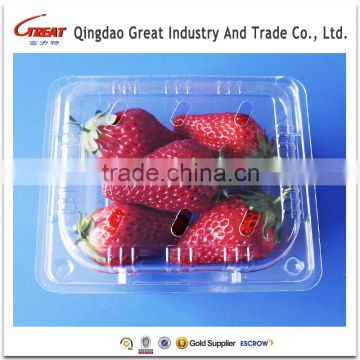 Strawberry Transparent Box Fruit Use Packaging Tray