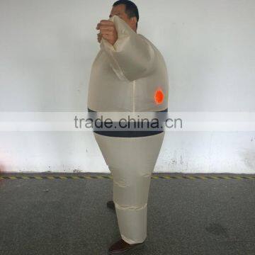 DJ-CO-124 NWE INFLATABLE BLACK SUMO SUIT FAT COSTUME AIRBLOWN EASY LIGHTWIEGHT OUTFIT photo-6