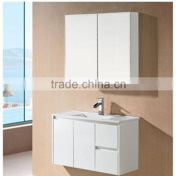 E1 Particleboard / Plywood / MDF 60 inch white bathroom vanity