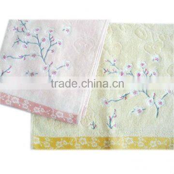 velour jacquard towel