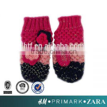 Baby High Quality Cute Knit Beret Hat and Glove Set Test