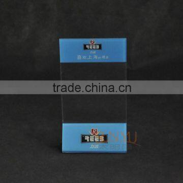 Deluxe Freestanding Crystal Clear Acrylic Table Card Sign Holder / Menu or Ad Display Stand photo-4