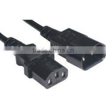 Computer Mornitor Power Cable with PVC Materials
