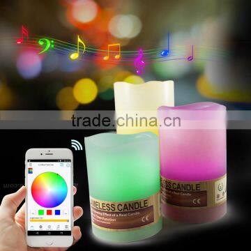 Smartphone Controlled RGB LED Candle Light Remote Control