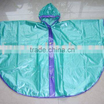 two colors children hood poncho clothes kids