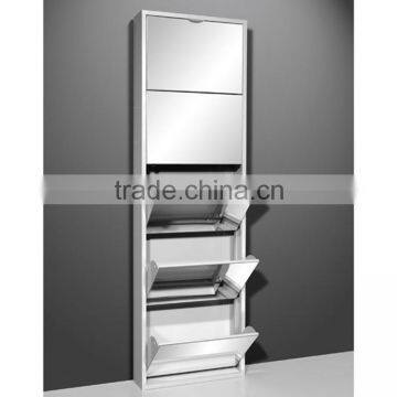 Bedroom Shoe Cabinet Soft Close Pull Out Shoe Rack With Movable Rack Double-layer Shoe Cabinet Fitting photo-4