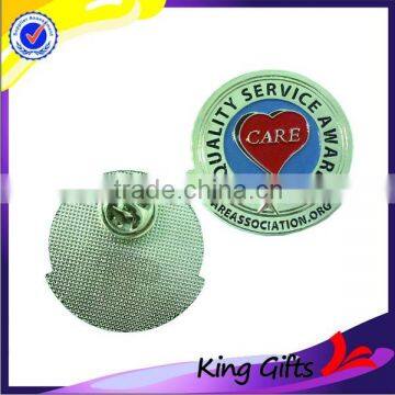 Custom Cross Shape Stamping Out Color Metal Lapel Pin photo-2