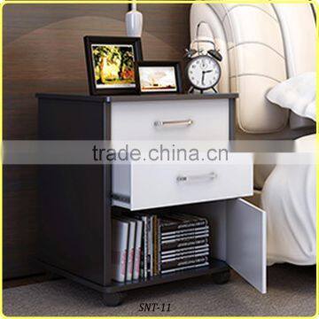 High end night stands drawer cabinet bedstand lamp table