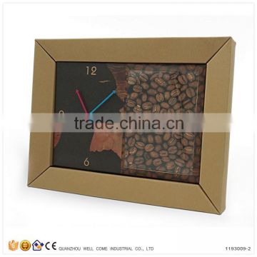 Cheap Customized DIY Recycled Paper Photo Frame Wall Clock