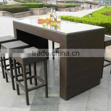 luxury rattan bar set rattan outdoor bar set