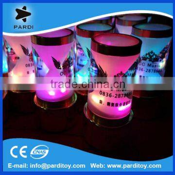 2016 Unique hourglass hotel restaurant bar led table lamp