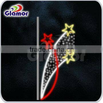 Christmas decoration LED lamp post motif