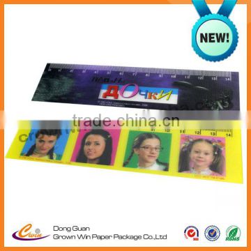 Promotional 3D 14CM plastic ruler ,printing ruler made in China                        
                                                Quality Choice