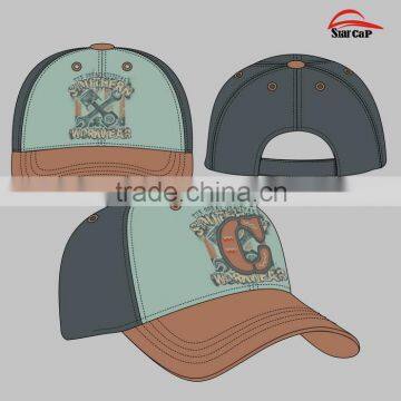 2015 DESIGN STYLE EMBROIDERY CAMPER COTTON BASEBALL CAP