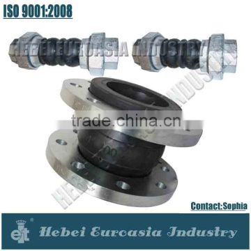 Rubber Expansion Joint (Flanged or Threaded Union Ends)