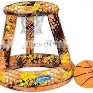 giant kid inflatable plastic basketball shooting hoop