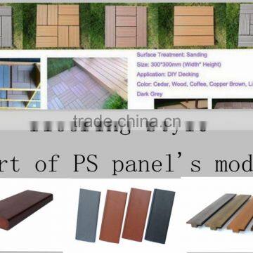 wood plastic composite decking, Polystyrene decking