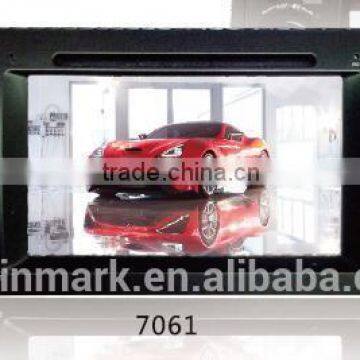 Popular 7" single din HD in-dash special car dvd player DJ7061 with gps, TV, radio, 3G etc. functions for BMW-E39