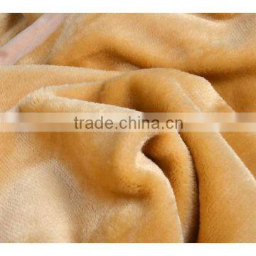 Solid color mink blanket , mink blanket in Dubai, brown color mink blanket , golden color mink blanket, polyester mink blanket,