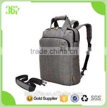 Fashion Design Polyester Tote Handle Backpack Document Bag with Adjustable Strap