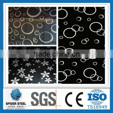 aisi 304/430 4x8 Stainless Steel decoration Sheet