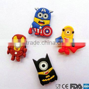 PVC Minions Shoe Charms For Fit Croc & Bands Bracelet and Gifts photo-4