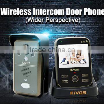 2.4G Hz apartment video door phone wireless audio doorbell intercom video peephole door camera