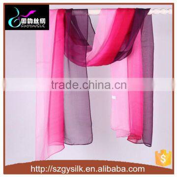 new arrival spring fashionable personalized excellent silk scarf made of the 100% pure silk