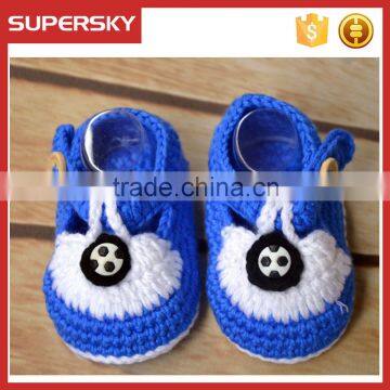 A-187 Wholesale winter crochet baby knitted pattern shoes crochet baby fashion shoes custom soft knitted new baby shoes