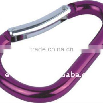 EVA Aluminum Alloy Metal Bag Carabiner Hook With Strap