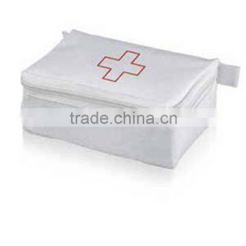 MK-FK24 Wholesale White Nylon Medical Waterproof Mini First aid Kit Bag with Accessories First Aid Box Emergency First Aid Kit