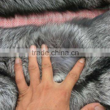 Natural Color Fur Pelt Real Silver Fox photo-6
