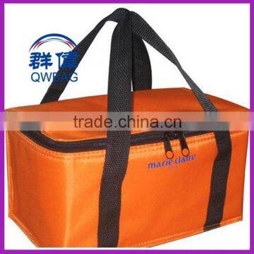 Outdoor fitness nonwoven insulated lunch bag cooler bag