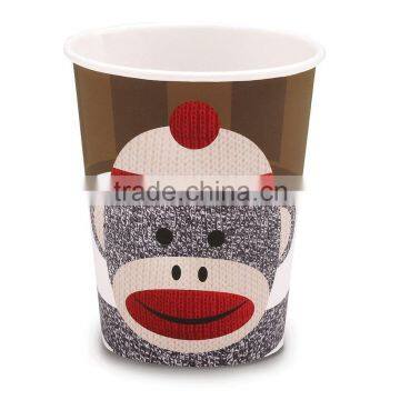 Biodegradable factory special printed logo beautiful coffee paper cup 8/9oz