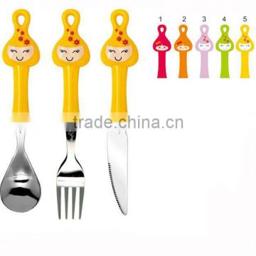 cute cartoon tableware set stainless steel