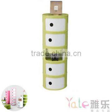 Muti-Function Plastic Storage Cabinet With Sliding Door for Living Room photo-5